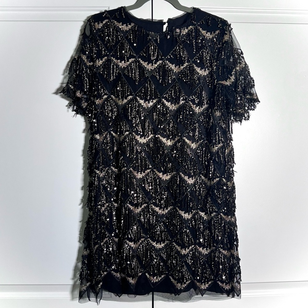 Zara Fringe Shift Dress